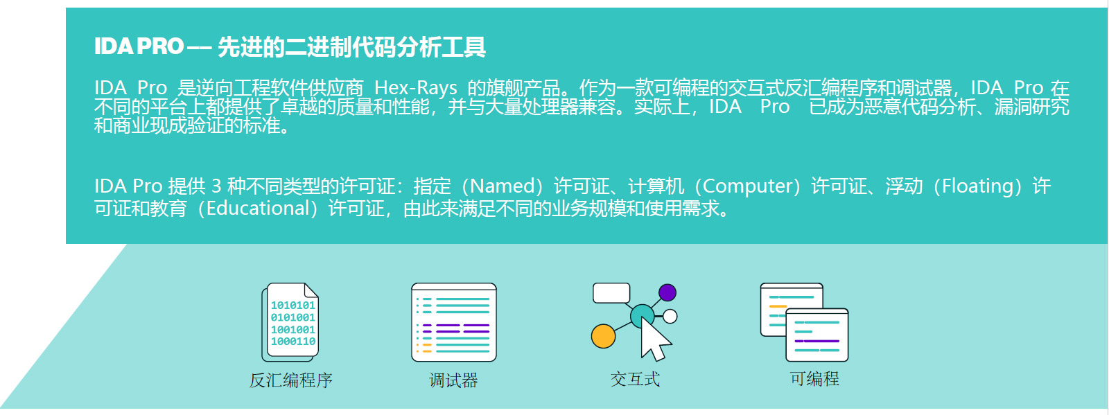 IDA Pro中国区总代理 – Hex Rays二进制代码反汇编逆向工具